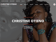 Tablet Screenshot of christineotieno.com